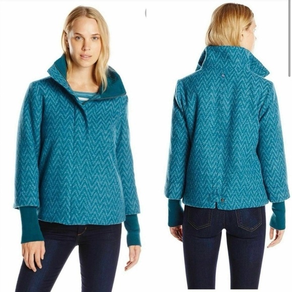 Prana Womens Lily wool Blend Jacket size Large - Picture 2 of 14